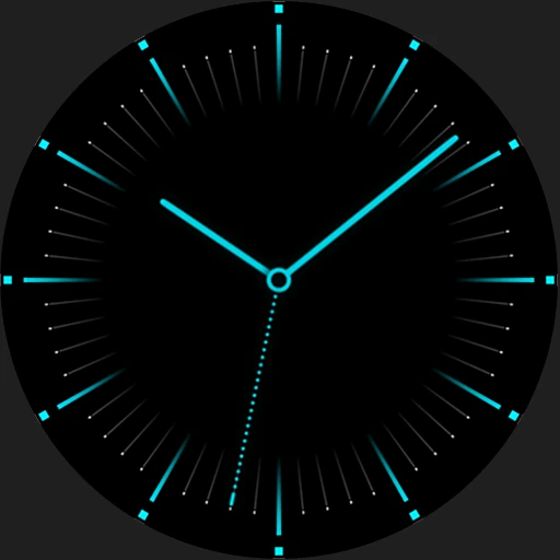 S4U Arctic Blue watch face